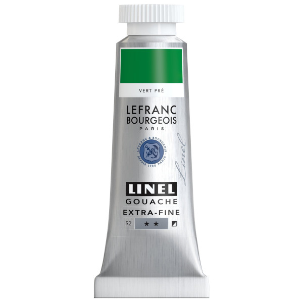 photo-Gouache - Extra-fine - Vert pré - 543 - Lefranc Bourgeois - Linel - 14ml