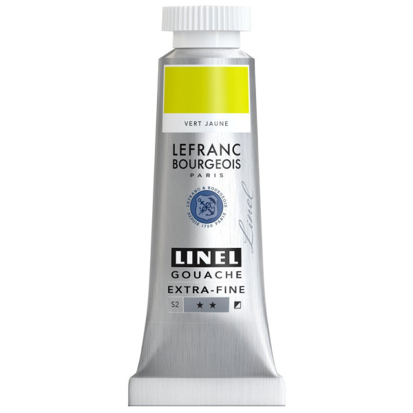 photo-Gouache - Extra-fine - Vert jaune - 590 - Lefranc Bourgeois - Linel - 14ml