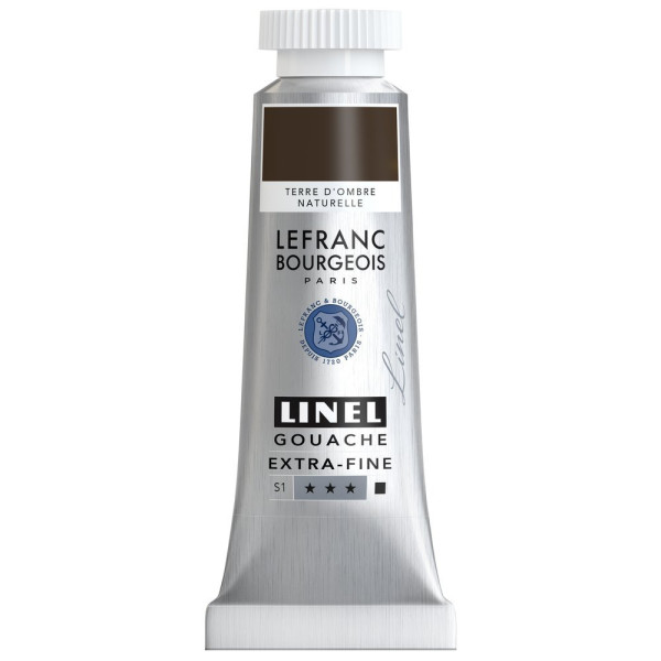 photo-Gouache - Extra-fine - Terre ombre naturelle - 478 - Lefranc Bourgeois - Linel - 14ml