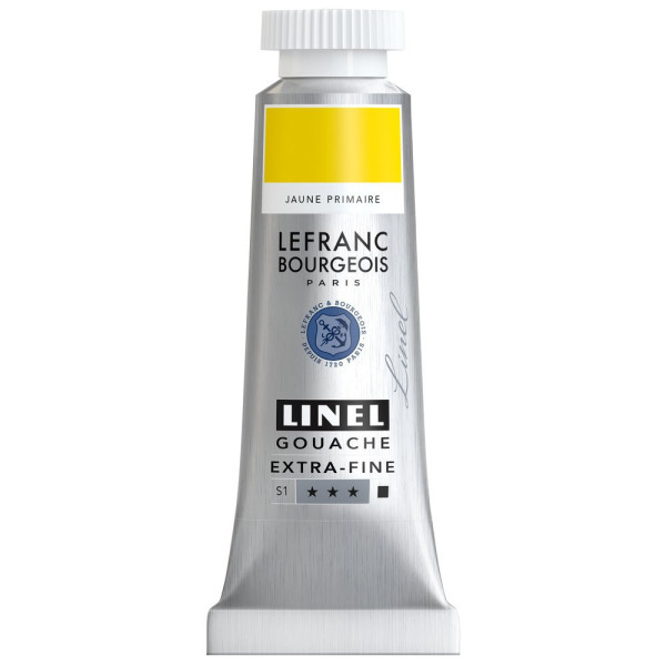 photo-Gouache - Extra-fine - Jaune primaire - 153 - Lefranc Bourgeois - Linel - 14ml