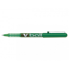 Stylo roller V-Ball 05 pointe fine 0,5mm vert Pilot pas cher