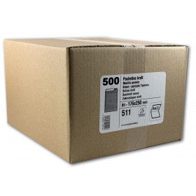 500 Enveloppes - Kraft Brun - B5 - 176X250Mm - Auto-Adhésive - Gpv pas cher