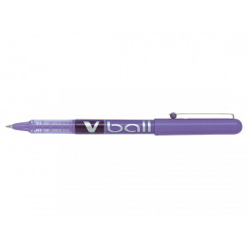 Stylo roller V-Ball 05 pointe fine 0,5mm violet Pilot pas cher