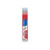 Lot de 3 recharges FriXion pointe moyenne 0,7mm rouge Pilot pas cher