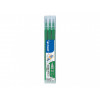 Lot de 3 recharges FriXion pointe moyenne 0,7mm vert Pilot pas cher