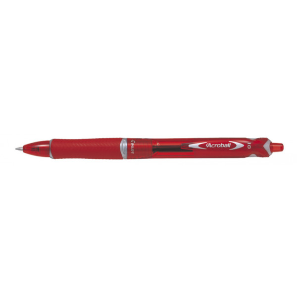 Stylo bille Acroball Begreen pointe moyenne rouge Pilot pas cher