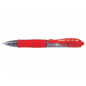 Stylo G-2 Pixie roller encre gel pointe moyenne rouge Pilot pas cher