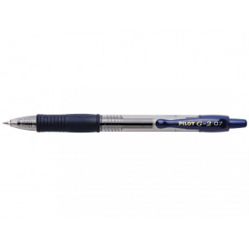 Stylo G-2 roller encre gel pointe moyenne bleu marine Pilot pas cher