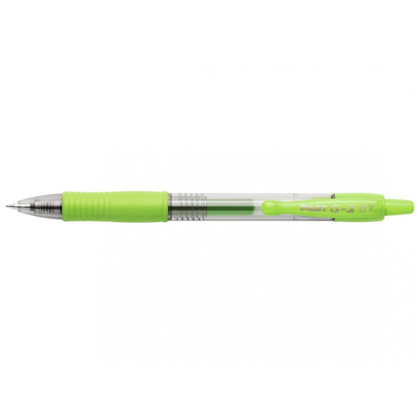 Stylo G-2 roller encre gel pointe moyenne citron vert Pilot pas cher