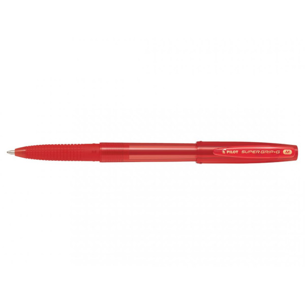 Stylo bille Super Grip G Cap pointe moyenne rouge Pilot pas cher