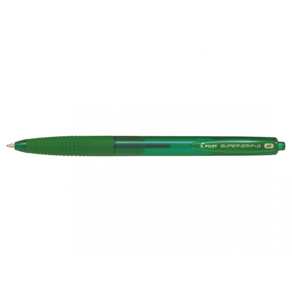 Stylo bille Super Grip G Rétractable pointe moyenne vert Pilot pas cher
