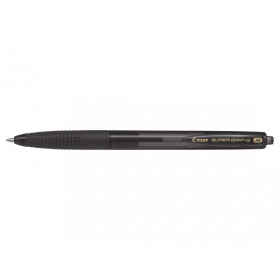 Stylo bille Super Grip G Rétractable pointe moyenne noir Pilot pas cher