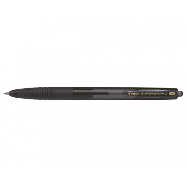 Stylo bille Super Grip G Rétractable pointe moyenne noir Pilot pas cher