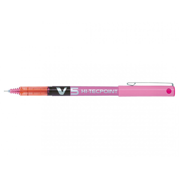 STYLO ROLLER HI-TECPOINT V5 ROSE