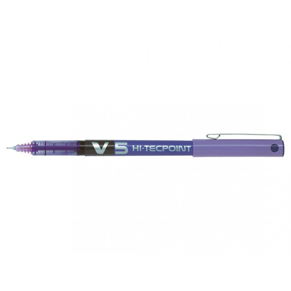 STYLO ROLLER HI-TECPOINT V5 VIOLET