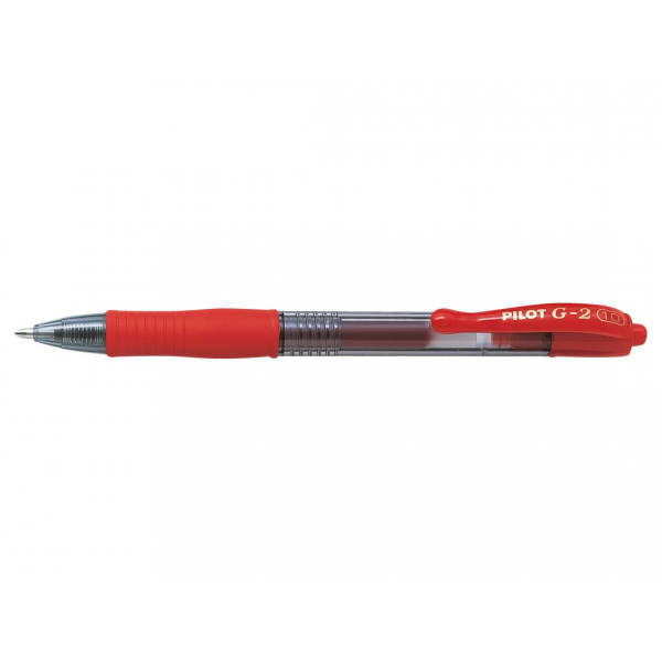 STYLO ROLLER G-2 PILOT POINTE LARGE ROUGE