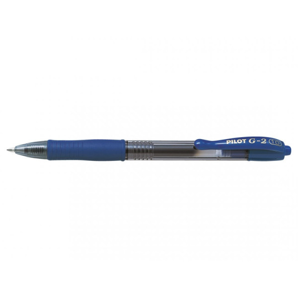 Stylo G-2 roller encre gel pointe large bleu Pilot pas cher