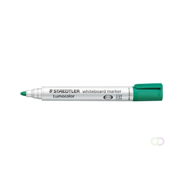 Marqueur Lumocolor 351 effaçable pointe ogive vert Staedtler pas cher
