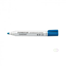 Marqueur Lumocolor 351 effaçable pointe ogive bleu Staedtler pas cher
