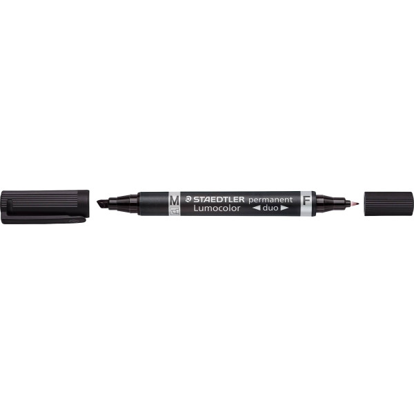 photo-Marqueur - Indélébile - Permanent - Noir - Double - Staedtler - Lumocolor 348B