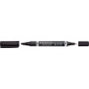 photo-Marqueur - Indélébile - Permanent - Noir - Double - Staedtler - Lumocolor 348B