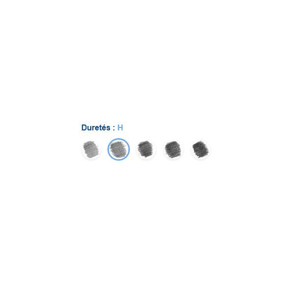 Crayon graphite Noris 120 mine H Staedtler | Artmania