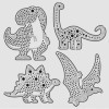 Coffret créatif - Peinture - Dinosaure - Enfant - Dès 6 ans - Loisirs créatifs