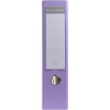 Classeur à levier dos 80mm lilas Exacompta | Artmania