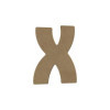photo - Lettre en bois - X - A décorer - 8 cm de hauteur - Loisirs créatifs