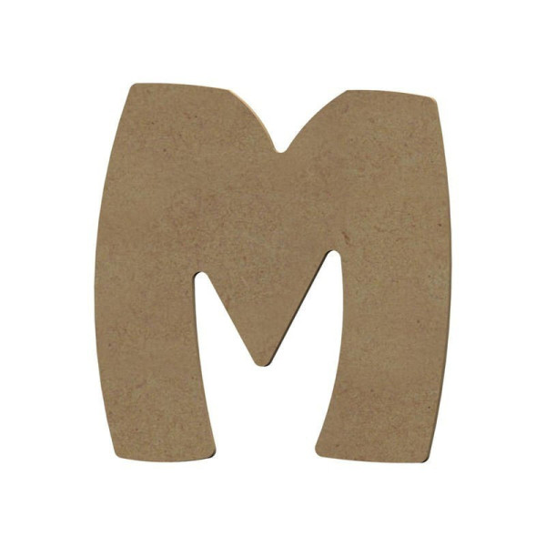 photo - Lettre en bois - M - A décorer - 15 cm de hauteur - Loisirs créatifs