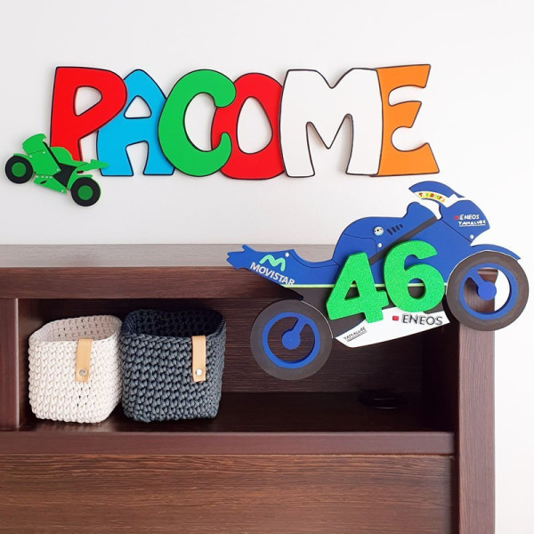 Lettre en bois - M - A décorer - 15 cm de hauteur - Loisirs créatifs
