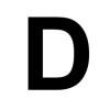 Lettre en bois - D - A décorer - 15 cm de hauteur - Loisirs créatifs