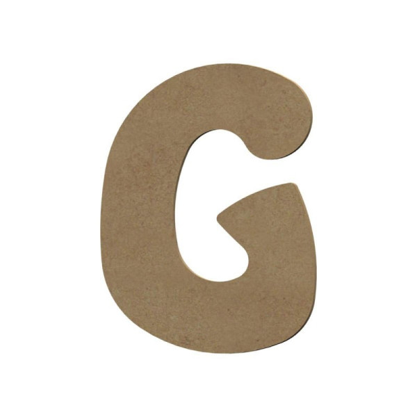 photo - Lettre en bois - G - A décorer - 15 cm de hauteur - Loisirs créatifs