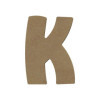 photo - Lettre en bois - K - A décorer - 15 cm de hauteur - Loisirs créatifs