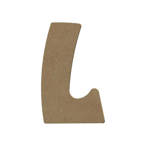 photo - Lettre en bois - L - A décorer - 15 cm de hauteur - Loisirs créatifs