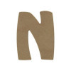 photo - Lettre en bois - N - A décorer - 15 cm de hauteur - Loisirs créatifs