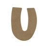 photo - Lettre en bois - U - A décorer - 15 cm de hauteur - Loisirs créatifs