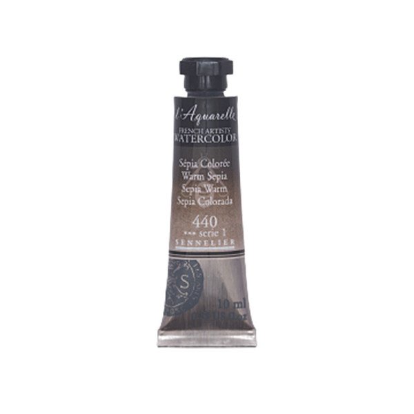 Aquarelle extra-fine - Sépia Colorée - tube 10 ml - Sennelier pas cher