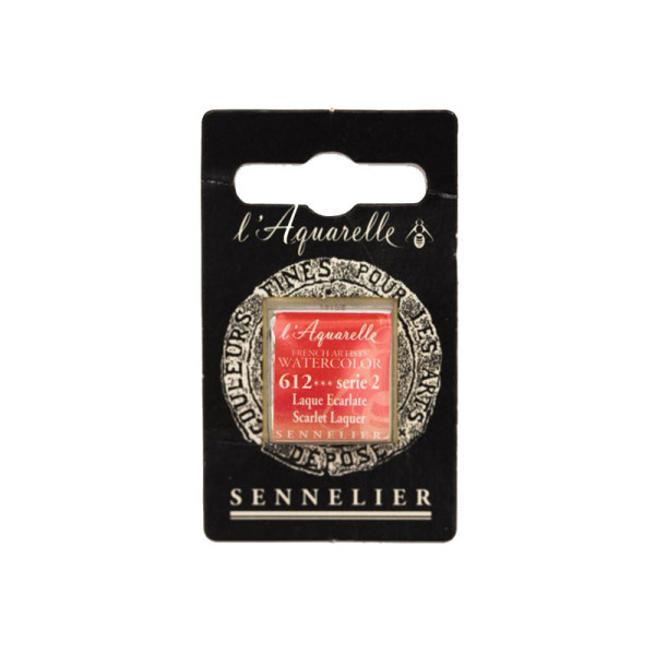 Aquarelle Extra-Fine 1/2 Godet Laque écarlate Sennelier pas cher