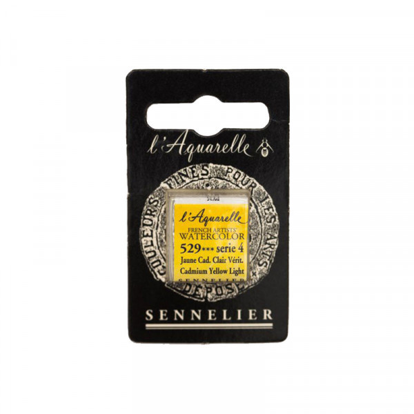Aquarelle Extra-Fine 1/2 Godet Jaune Cad Clair Véritable Sennelier pas cher