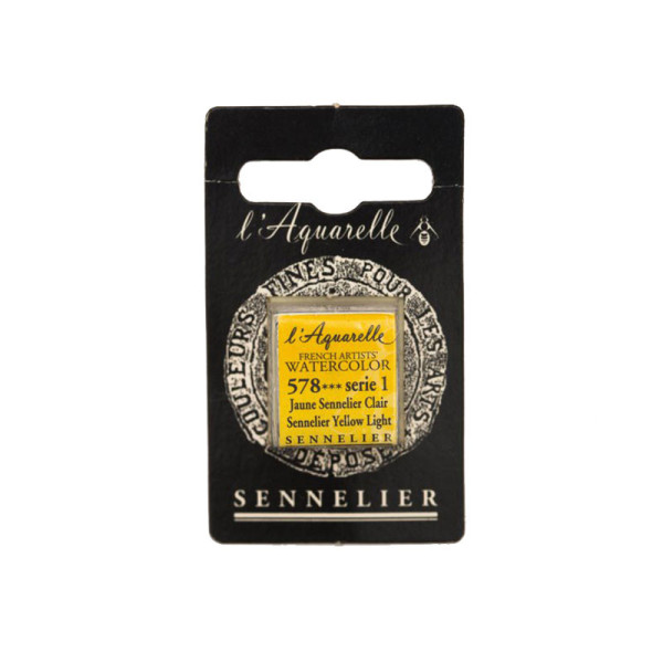 Aquarelle Extra-Fine 1/2 Godet Jaune Sennelier Clair Sennelier pas cher
