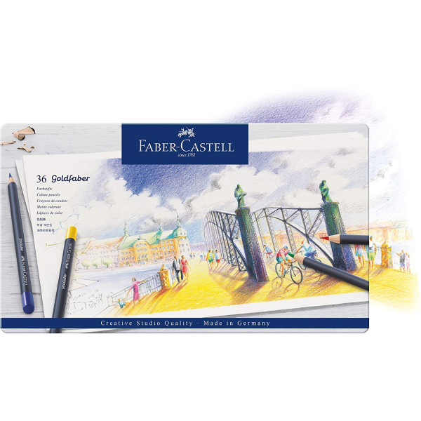 Coffert-36-crayons-goldfaber-faber-castell