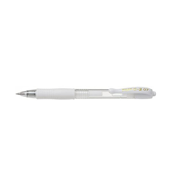 stylo-roller-G2-encre-gel-blanc-pilot