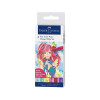 Feutre Pitt artist pens - boite de 6 - manga shôjo - Faber-Castell pas cher