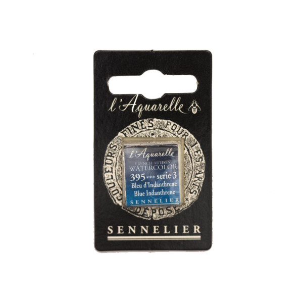 Aquarelle Extra-Fine 1/2 Godet Bleu Indanthrene Sennelier pas cher