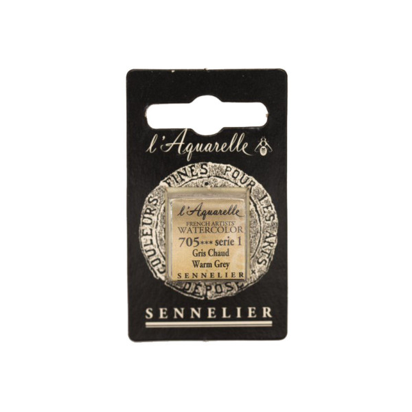 Aquarelle Extra-Fine 1/2 Godet Gris Chaud Sennelier pas cher
