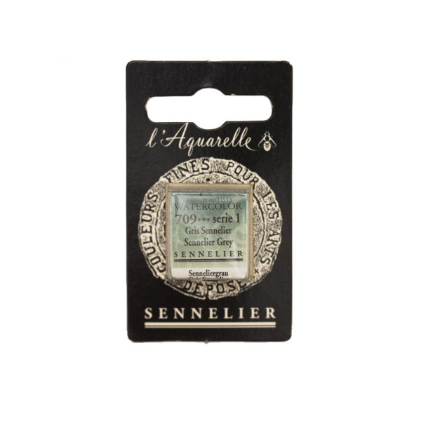 Aquarelle Extra-Fine 1/2 Godet Gris Sennelier pas cher