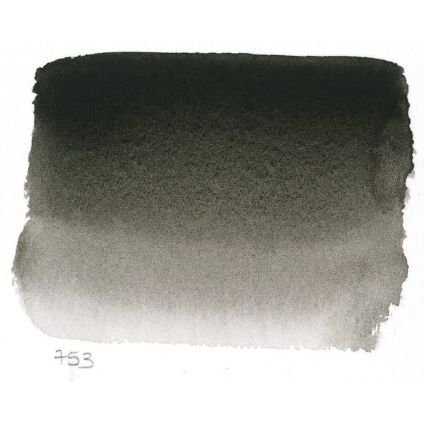 Aquarelle Extra-Fine 1/2 Godet Noir de Bougie Sennelier | Artmania