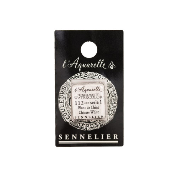 Aquarelle Extra-Fine 1/2 Godet Blanc de Chine Sennelier pas cher