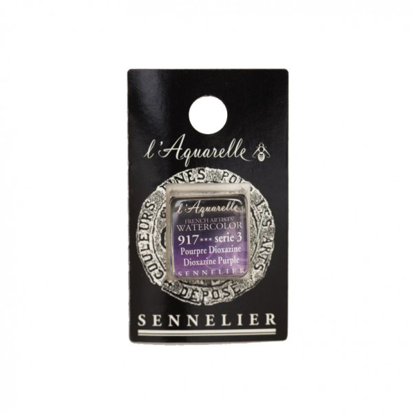 Aquarelle Extra-Fine 1/2 Godet Pourpre Dioxazine Sennelier pas cher
